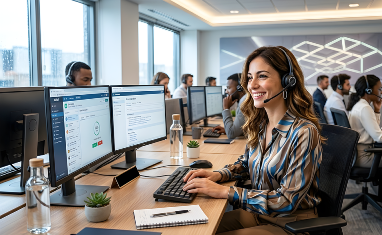 call center office