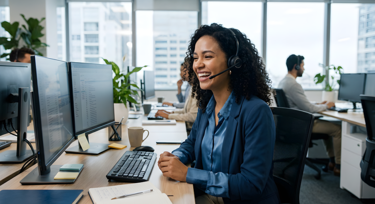 call center office